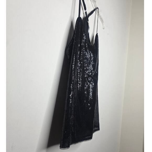 Grace Karin black sequin racer back tank top - small - Picture 2 of 7